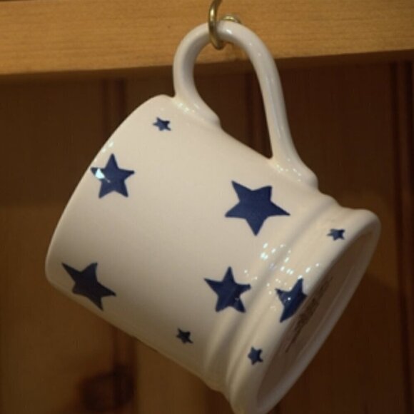 Emma Bridgewater Seconds Blue Star 1/2 Pint Mug EUC - Picture 4 of 13